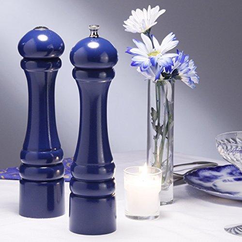 Chef Specialties Chef Specialties 10 Inch Imperial Pepper Mill and Salt Shaker Set - Cobalt Blue