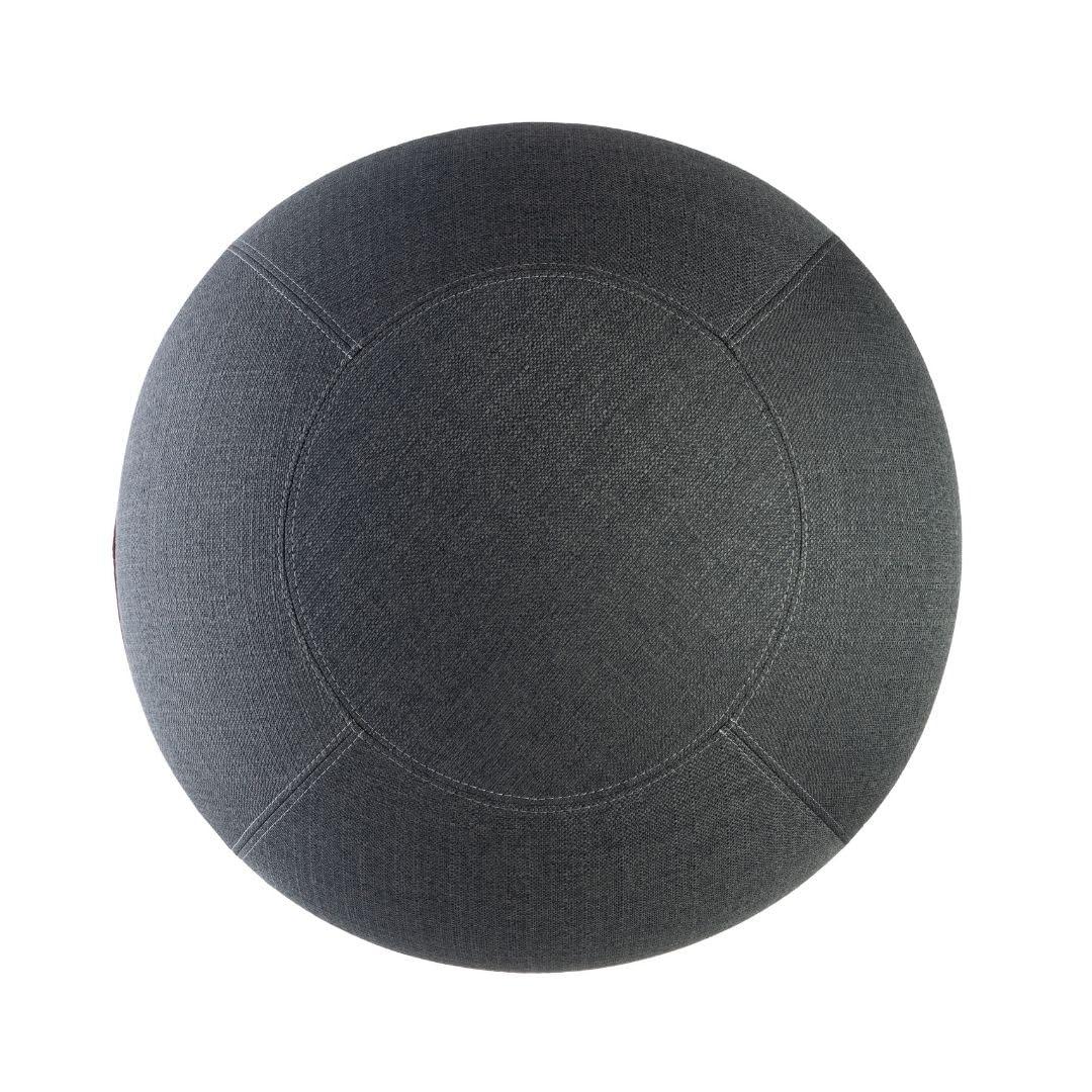 Bloon Paris Bloon Paris Ergonomic Sitting Ball Chair - Premium Desk Chair for Home and Office with Active Seating - Durable & Stylish Balance Ball Chair - Grey Platinium - Regular Size