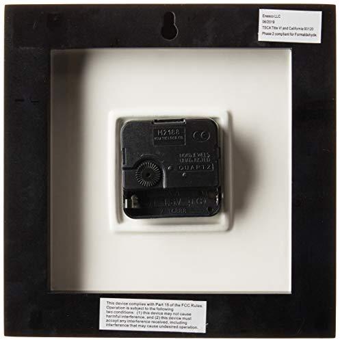 Enesco Enesco Whatever. Scrambled Numbers Always Late 7.5 x 7.5 Inch Square Hanging Wall Clock