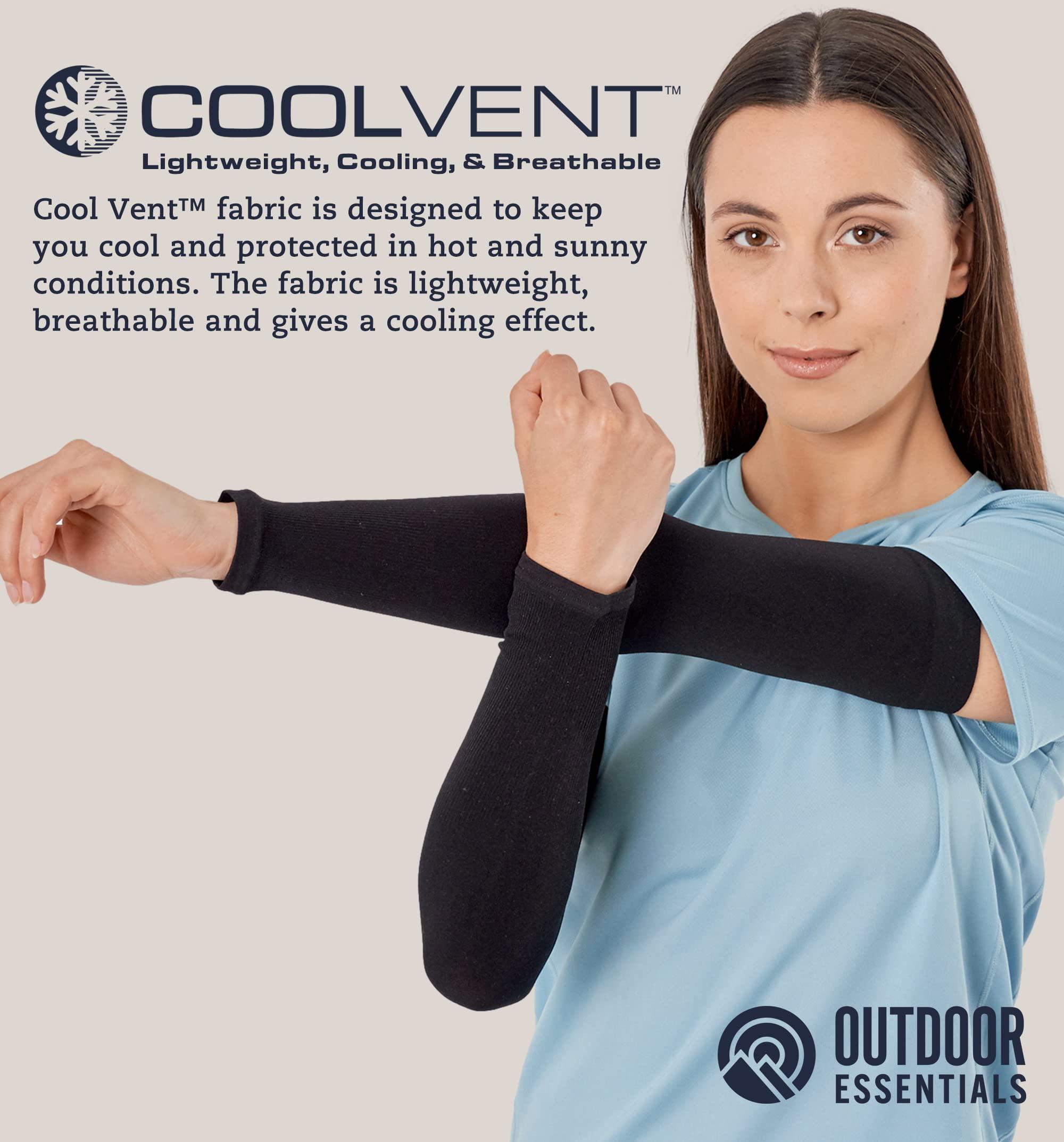 Outdoor Essentials OutdoorEssentials UV Sun Protection Arm Sleeves - Compression Arm Sleeve, UV Arm Sleeves for Men,Women - Sports Cooling Sleeves, Baseball, Golf
