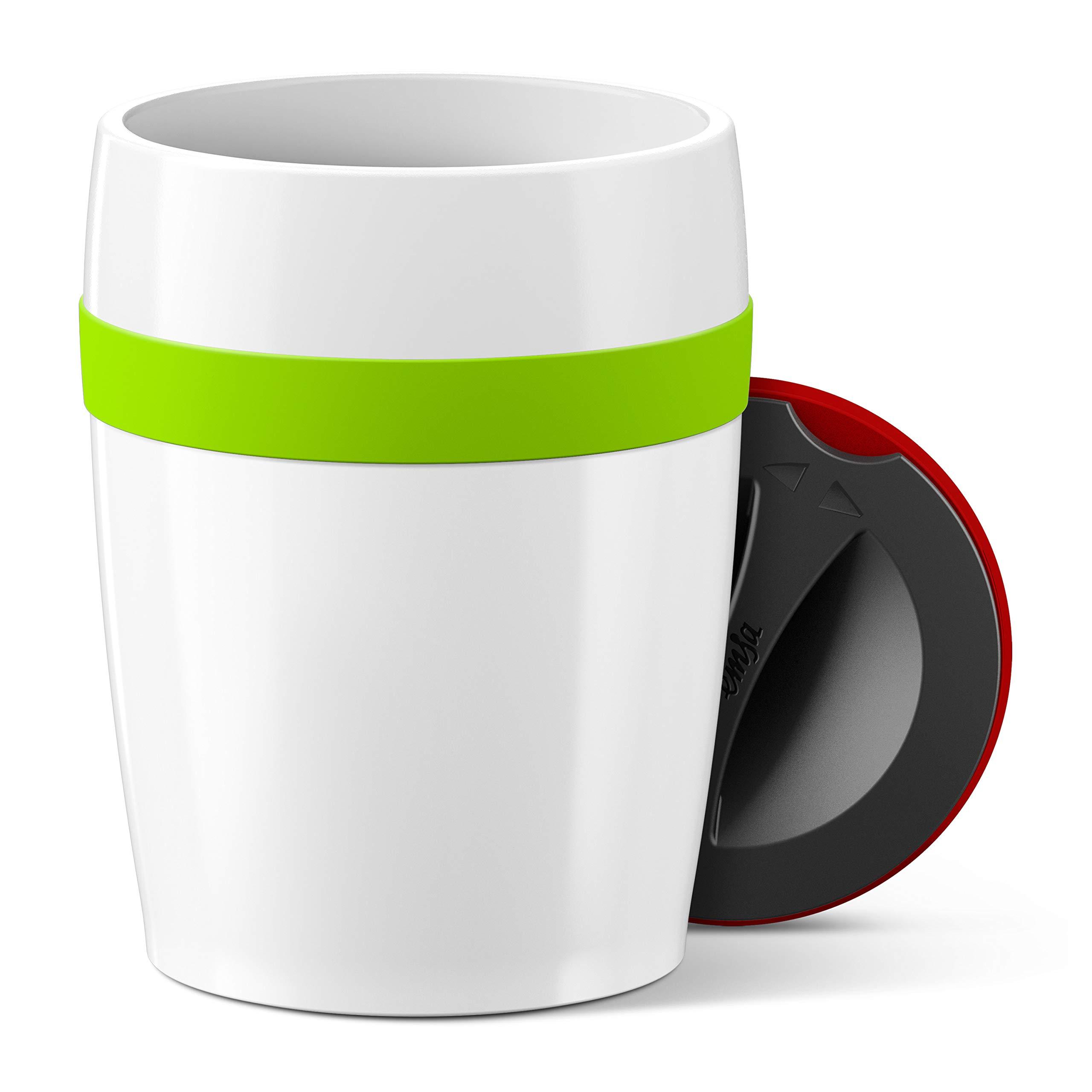 EMSA EMSA Travel Cup Ceramic N2060200, Silicone, Green, 11.2 cm