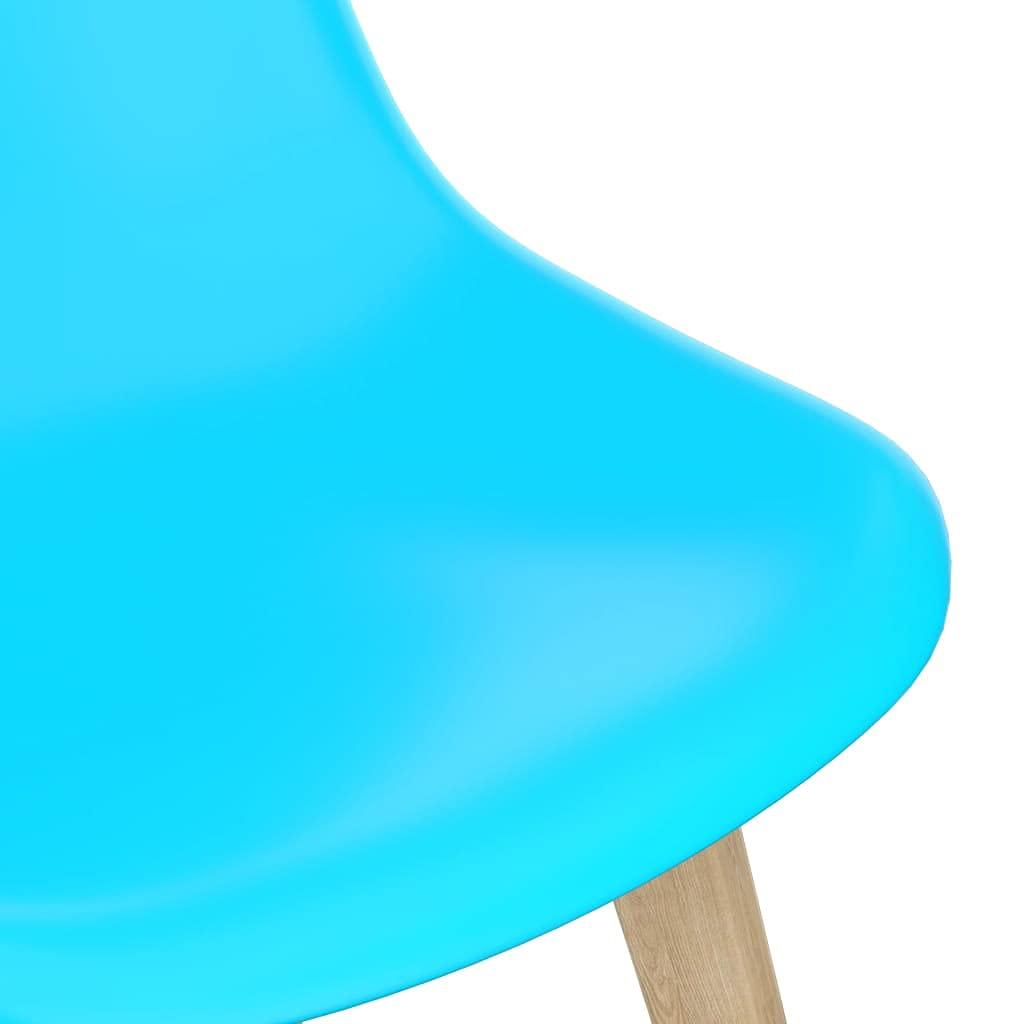 CHARMMA CHARMMA Dining Chairs 2 pcs Blue Plastic