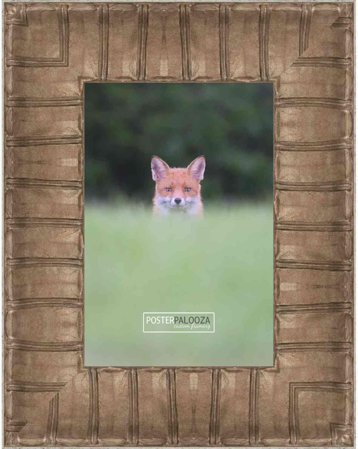 Poster Palooza Poster Palooza 18x16 Ornate Antique Silver Complete Wood Picture Frame with UV Acrylic Plexiglass, Foam Board Backing & Hardware Included