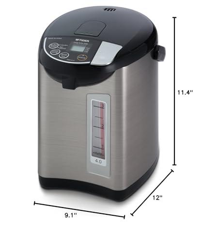 Tiger Tiger PDU-A40U Electric Water Boiler and Warmer (135 oz, Black)