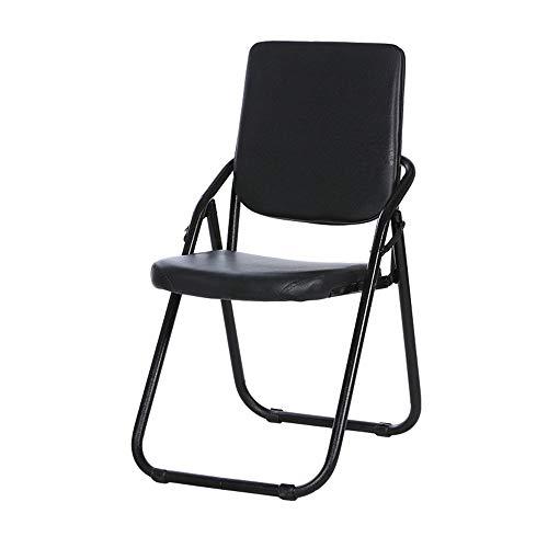 LINSANK LINSANK Furniture Folding Chairs Double Support Folding Chair Can Be Easily Used School Office Bedroom/Brown/53X46X86Cm