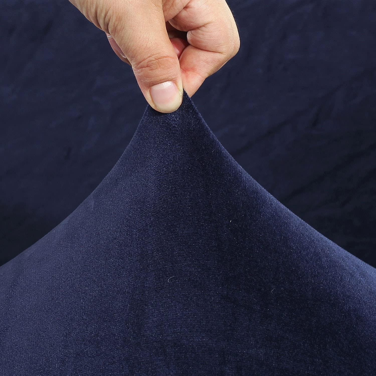 ZFHNYJWKL Stretch Sofa Slipcover L Shape Sofa Covers for Sectional Sofa Set,Couch Covers Chaise Lounge Covers for Dogs Pets Kids,Furniture Protector Covers for 3 Cushion Couch for Living Room(BlueB,2+4 Seat)