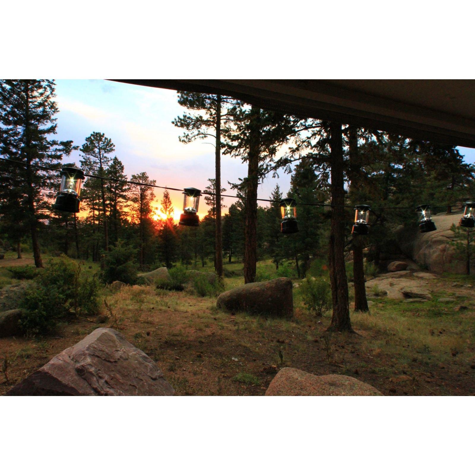 Coleman Coleman LED String Lights, String of 10 LED Lanterns Stretches 6 Feet, Up to 20 Hours Runtime