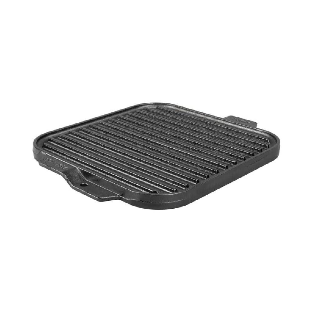 Lodge Lodge LSRG3 Cast Iron Single-Burner Reversible Grill/Griddle, 10.5-inch