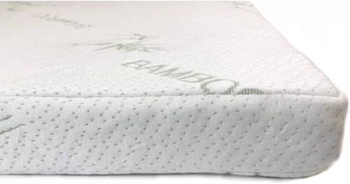 ORGANIC TEXTILES OrganicTextiles 2 Inch Organic Latex Mattress Topper Pad with Rayon Derived from Bamboo Covering with Zipper (Twin Size, Medium), GOLS Certified, Breathable, Made in USA, Hypoallergenic Soft