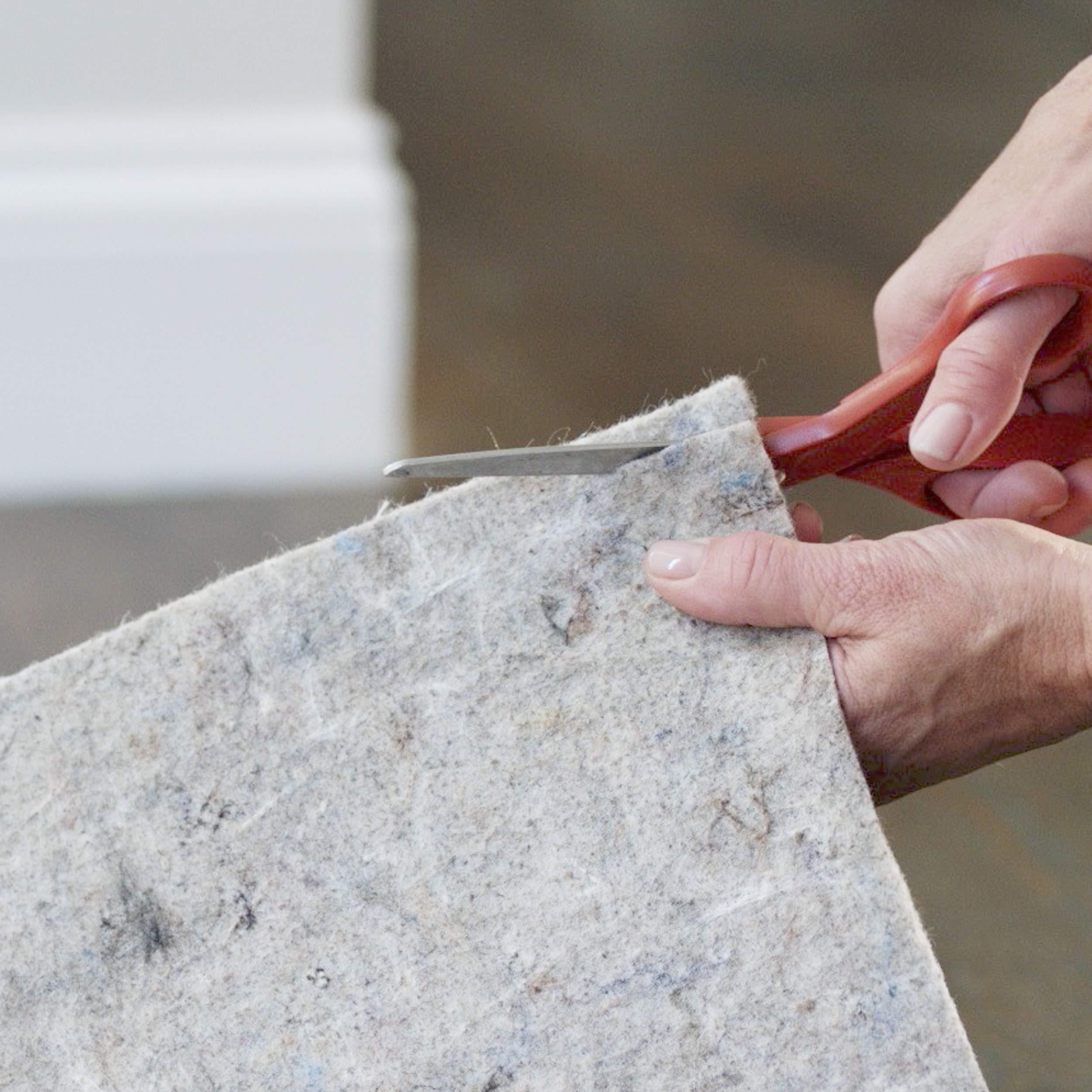 RUGPADUSA RUGPADUSA - Basics - 5'x7' - 1/2" Thick - 100% Felt - Protective Cushioning Rug Pad - Safe for All Floors and Finishes Including Hardwoods