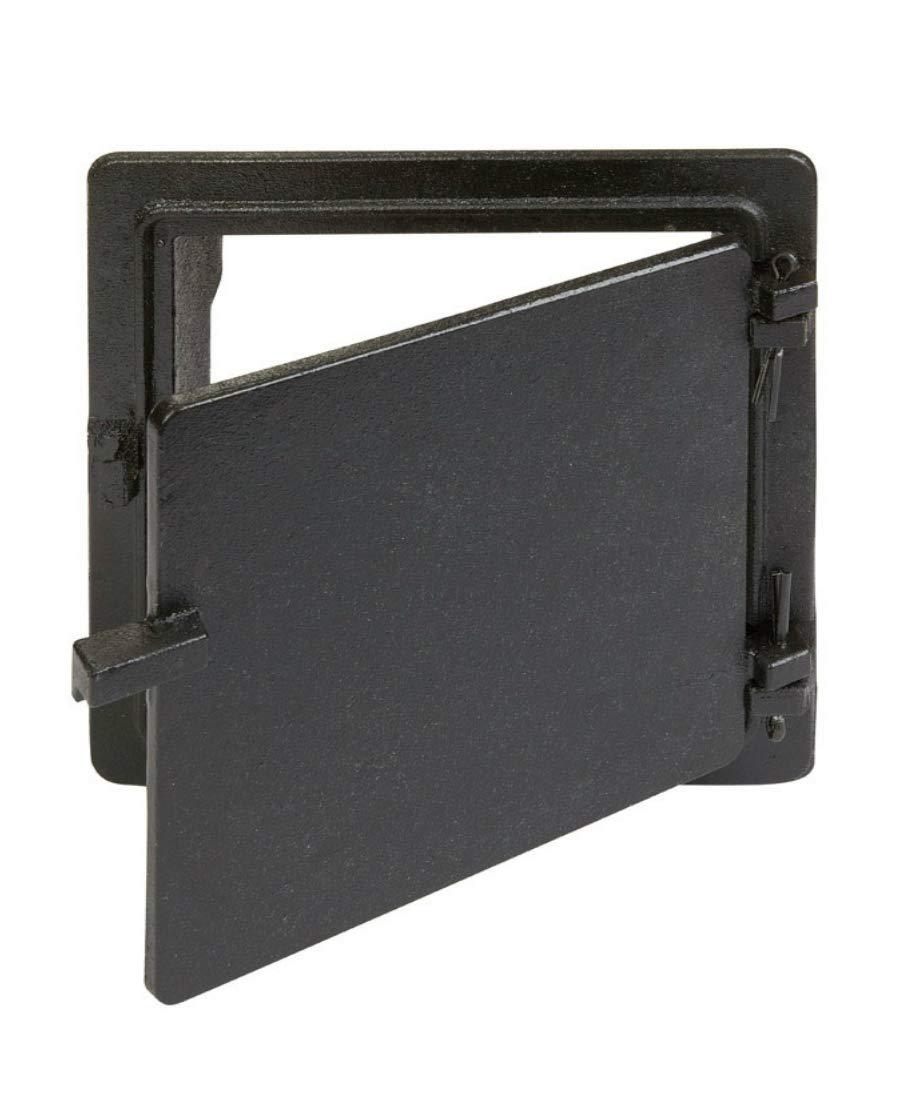 VESTAL Vestal Black Galvanized Cast Iron Cleanout Door