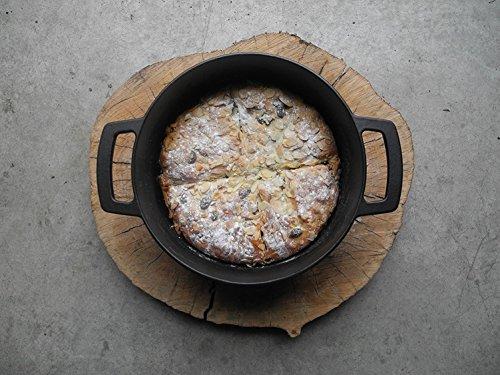 Cuisipro Combekk RAILWAY Recycled Enameled Cast Iron 4.25 Quart Dutch Oven, Concrete, 9.5"