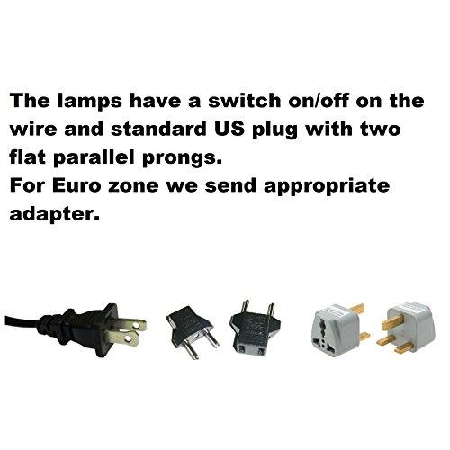 Thai Natural Goods Lily Artificial Flowers Lamps, Vase/floor/table Lamps, Night Light, Wedding Lighting, Home Decor, Gift, Made By Nylon, Paper, Fabric, 20 Light Bulbs, 33 Inch