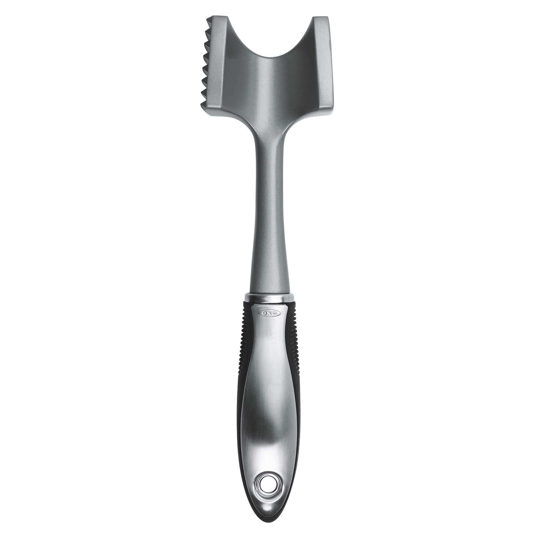 OXO OXO SteeL Dishwasher Safe Meat Tenderizer,Silver