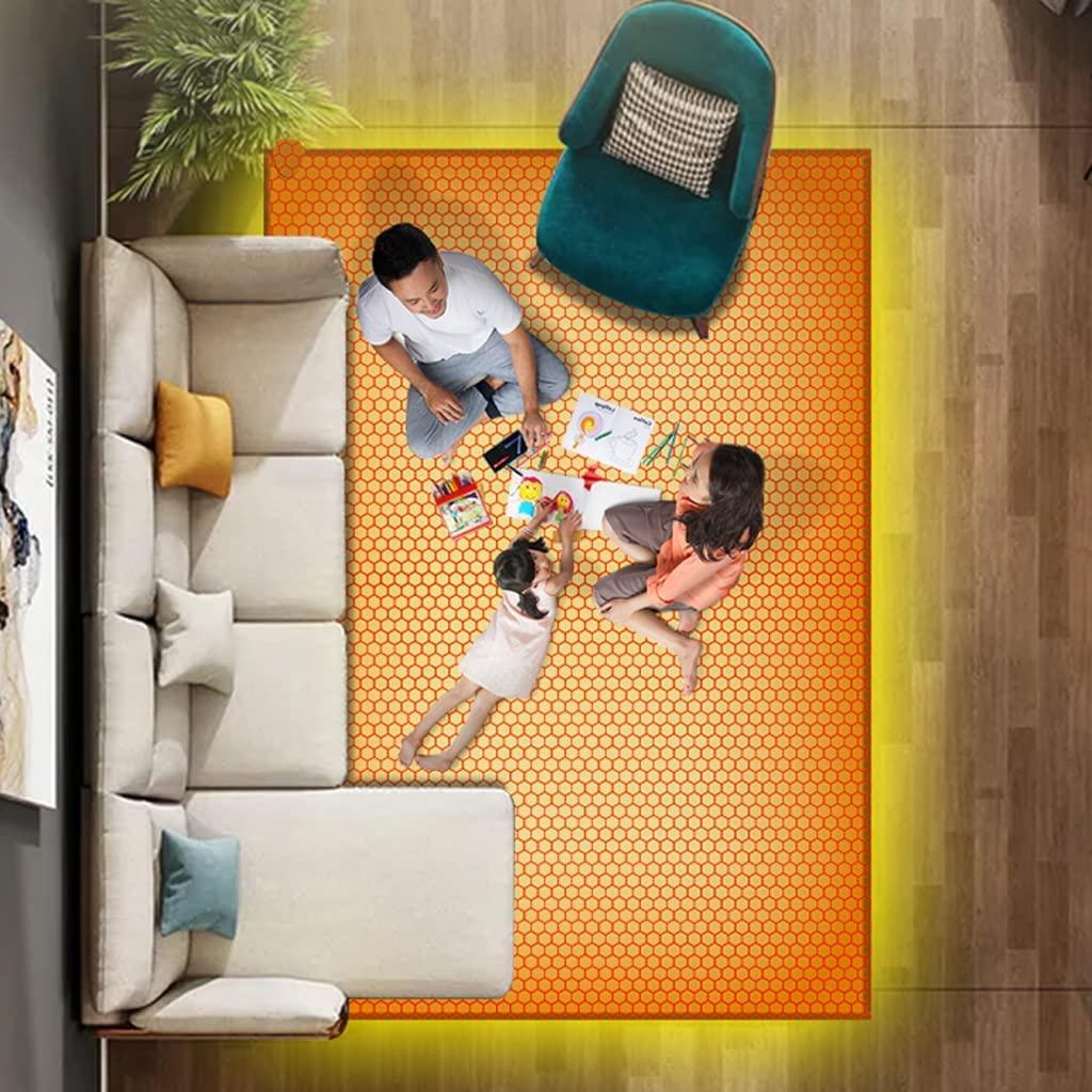 VNABO VNABO Adjustable Heated Area Rug Simple Electric Heated Floor Quick Heating Heater Electric Mat Ultra Soft Bedroom Heated Floor Mats