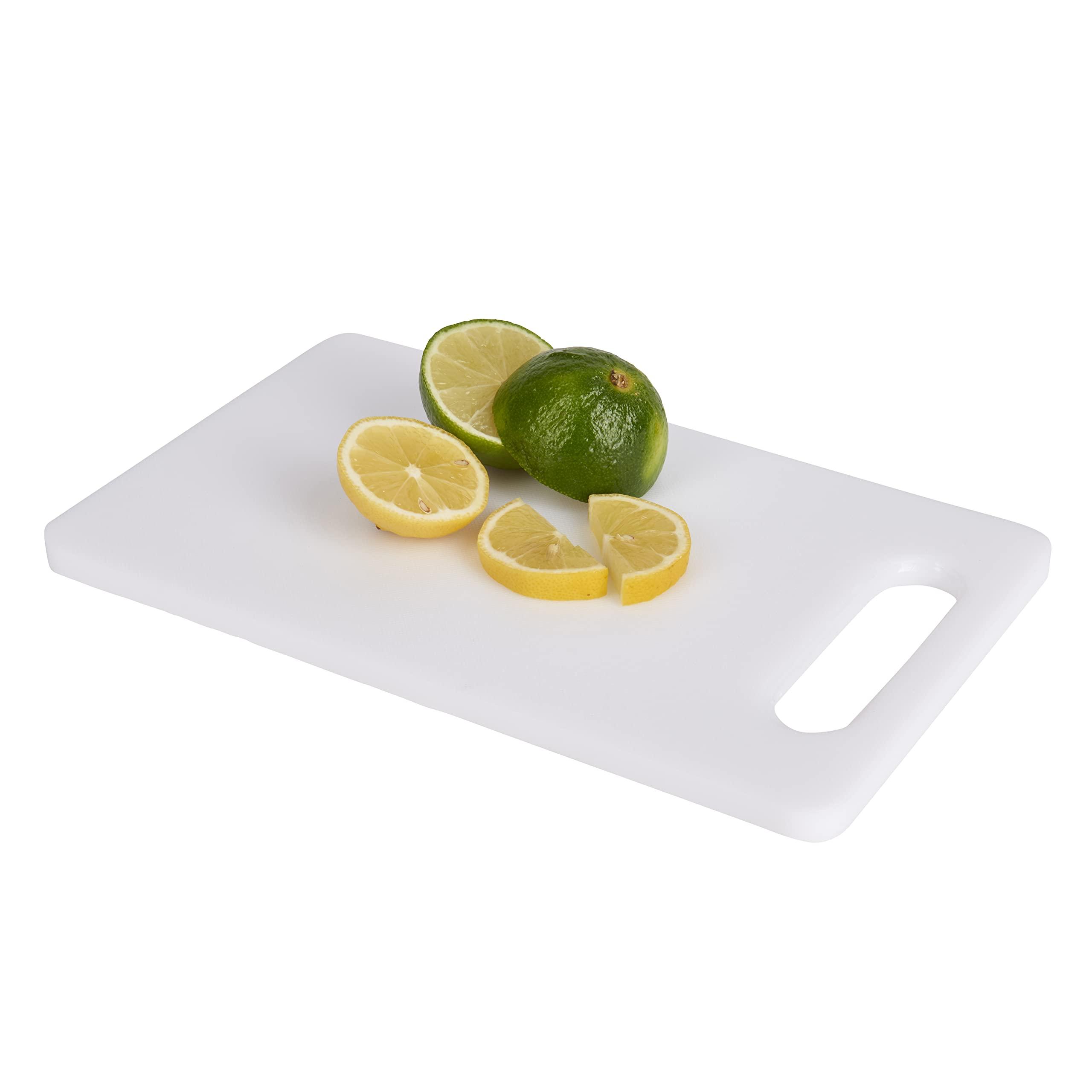 Kitchen Craft KitchenCraft Small Chopping Board, Non Stick, Hygienic Plastic, White, 25 x 15 cm