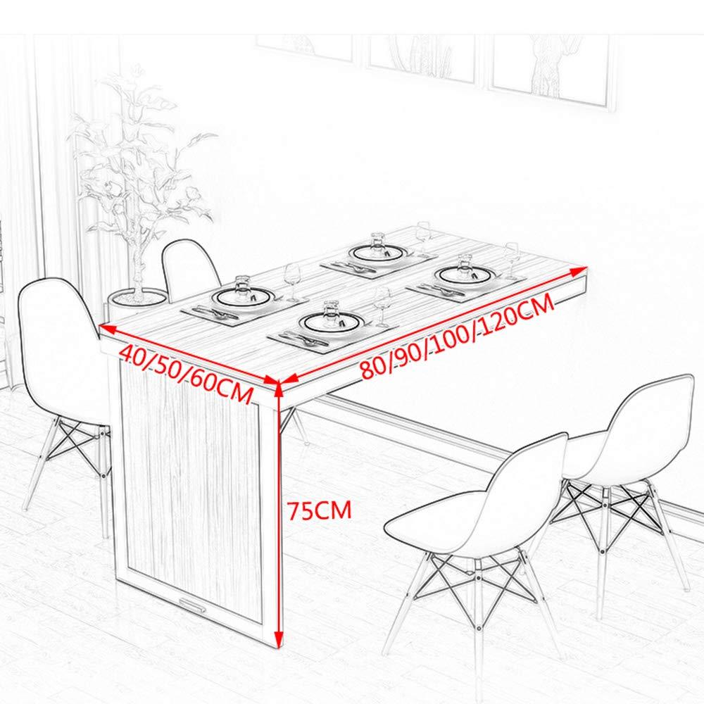 Desk Desk Wall-Mounted Folding Drop-Leaf Table, Kitchen & Dining Folding Table Solid Wood Children Table Home Office Table Workstation Computer Trestle