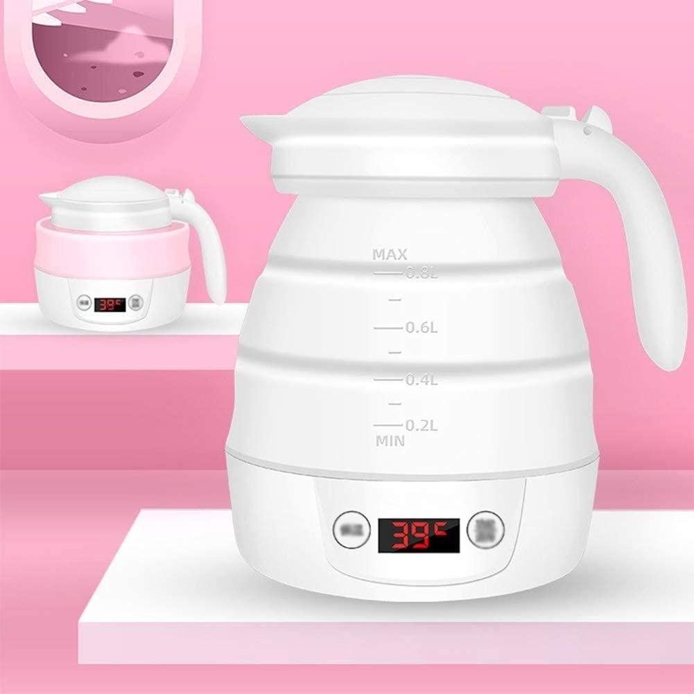 FFHLUBLI Foldable Electric Kettle,Silicone Electric Water Boiler, Travel Kettles Electric Foldable Electric Kettle, Travel Kettle,Collapsible Kettle, Electric Collapsible Travel Kettle - Foldable & Portable, E