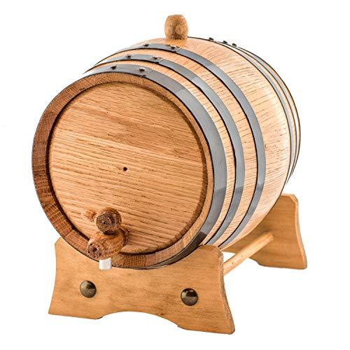 Sofia's Findings Sofia's Findings 2 Liters American Oak Aging Whiskey Barrel | Age Your own Tequila, Whiskey, Rum, Bourbon, Wine - 2 Liter or .53 Gallons