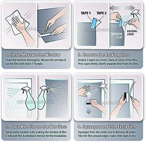 Buydecorativefilm BDF WHTT Window Film Whiteout Opaque Privacy - 24in X 24ft