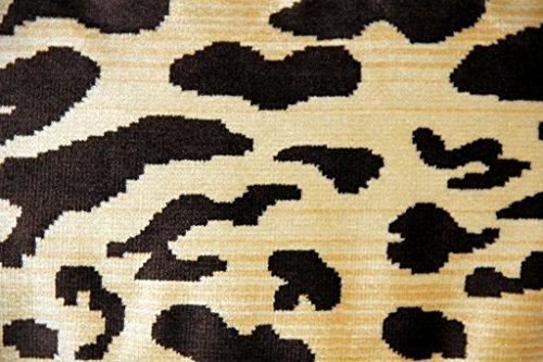 A Piece of Posh, LLC A Piece of Posh, LLC SCALAMANDRE Leopardo Silk Velvet Lumbar Pillow