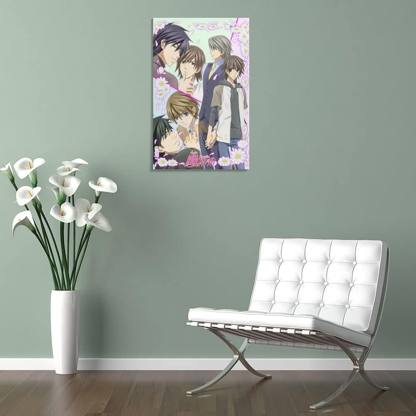 XIANNA XIANNA Junjou Romantica Anime Poster (4) Canvas Art Poster And Wall Art Picture Print Modern Family Bedroom Decor Posters 24x36inch(60x90cm)