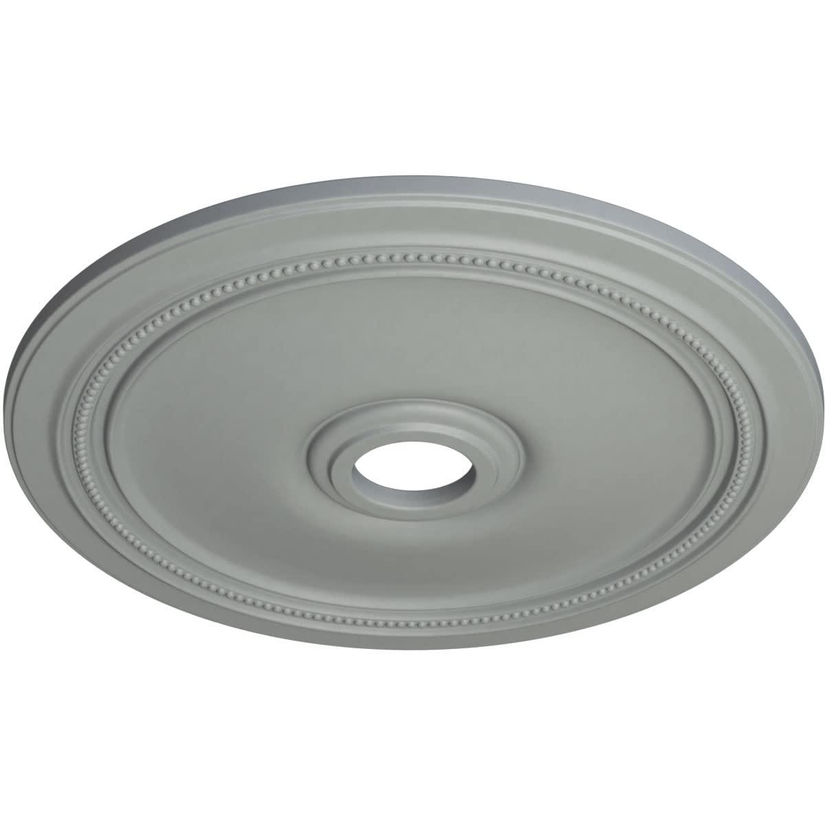 Ekena Millwork Ekena Millwork CM24DI Diane Ceiling Medallion, 24\"OD x 3 5/8\"ID x 1 1/4\"P (Fits Canopies up to 6 1/4\"), Factory Primed