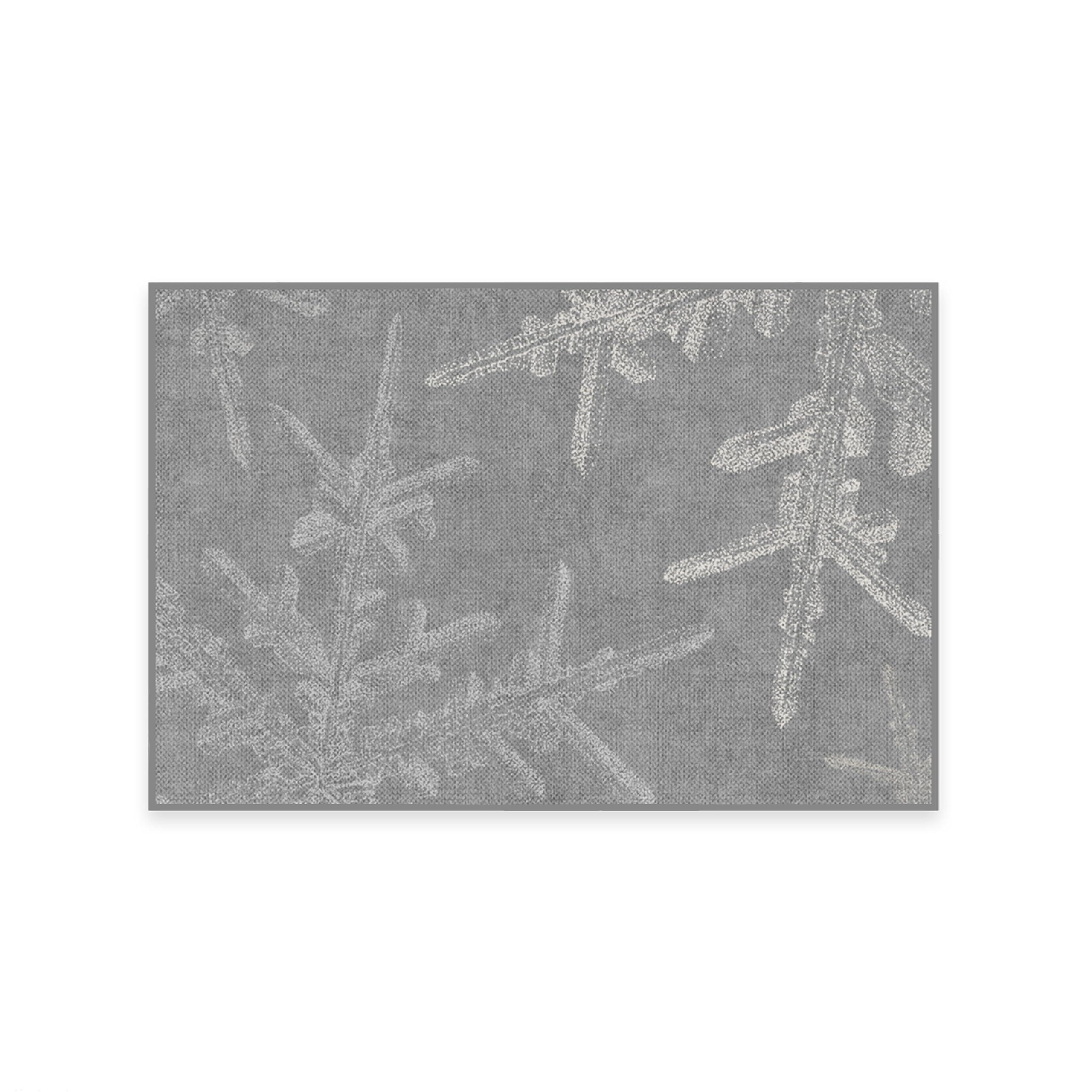 RUGGABLE Ruggable Washable 2x3 Area Rug, Snowflake Silver, Premium Winter Rugs for Living Room, Bedroom, Kitchen, Office, Classroom with Gripper Non Slip Pad, Snowflake Silver