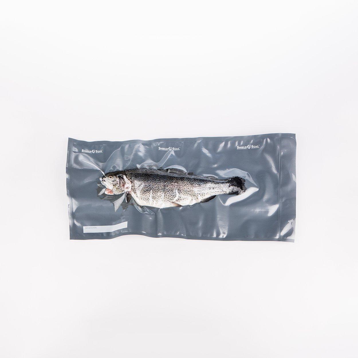 Shield N Seal ShieldNSeal Vacuum Seal Bags (Black and Clear, 11\" x 24\")