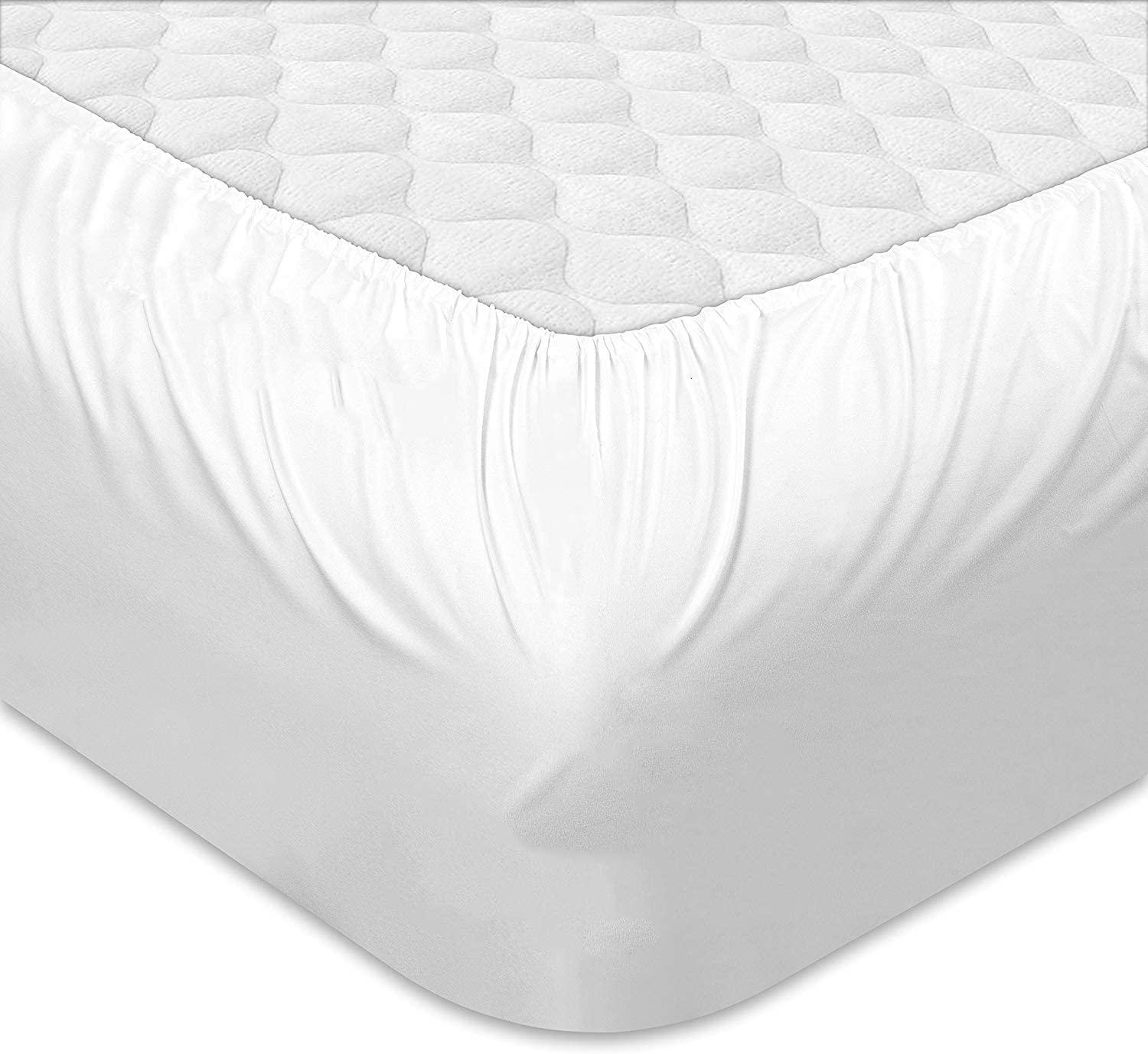 British-Linen Boating Sheet Set - 100% Egyptian Cotton Universal AFT Berth Size - 600TC Boat Berth & Sailboats Mattress Pad Covers - Upto 18\" Deep Pocket 4pc Set - Taupe Solid - Best Boat Cabin Bedding.