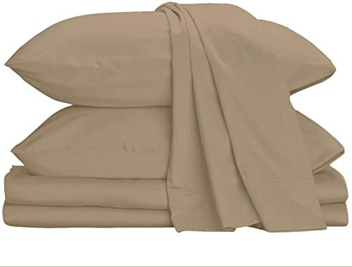 B$R Bedding\'s B$R Bedding\'s Full, Sleeper Sofa Bed Sheet Set (54\" x 72\") 12\" Inch Extra Deep Pocket White Solid- 4 PCs Sleeper Sofa Sheets 700 TC 100% Egyptian Cotton