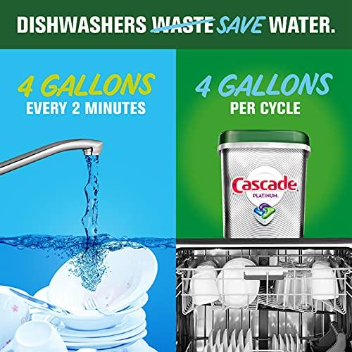 Cascade Cascade Platinum ActionPacs, Dishwasher Detergent Pods, Lemon, 36 count (Packaging May Vary)