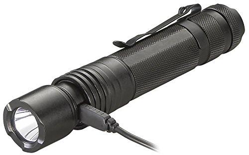 Streamlight Streamlight 88054 ProTac HL USB 1000-Lumen Multi-Fuel USB Rechargeable Professional Tactical Flashlight with 120V AC/12-Volt DC Charger, and Holster, Black, Clear Retail Packaging