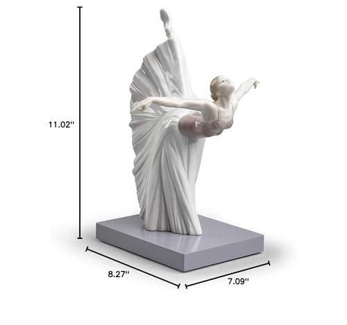 LLADR LLADR Giselle Arabesque Ballet Figurine. Porcelain Ballerina Figure.