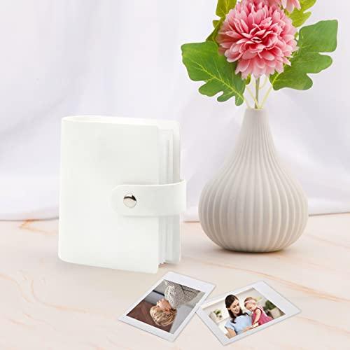 Ruibytree 52 Pockets Mini Photo Album for Fujifilm Instax Mini Instant Film, Polaroid Snap, Z2300, SocialMatic Instant Cameras & Zip Instant Printer (White, 1Pack)