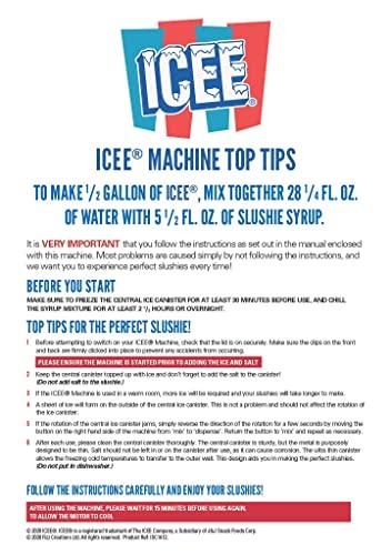 iscream iscream Genuine ICEE Brand Counter-Top Sized ICEE Slushie Maker - Spins Your Pre-Chilled Ingredients with Your Ice into ICEE Slushies!