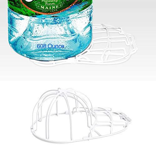 YEENOR YEENOR Hat Washer (3 Pack) - Baseball Cap Cleaner for Adults & Kids, Durable Plastic Hat Holder for Portable Washing Machines or Dishwashers, White