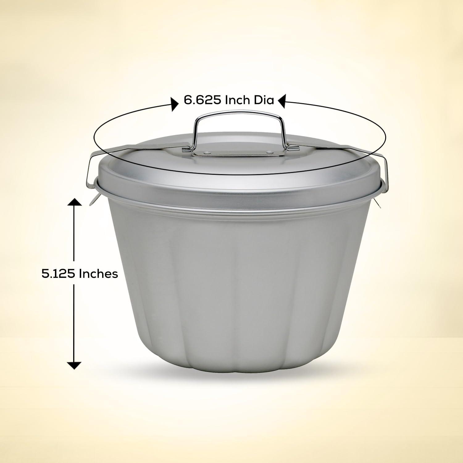 Mrs. Anderson's Baking Mrs. Anderson’s Baking Non-Stick Steamed Pudding Mold with Lid, 1.6-Liters