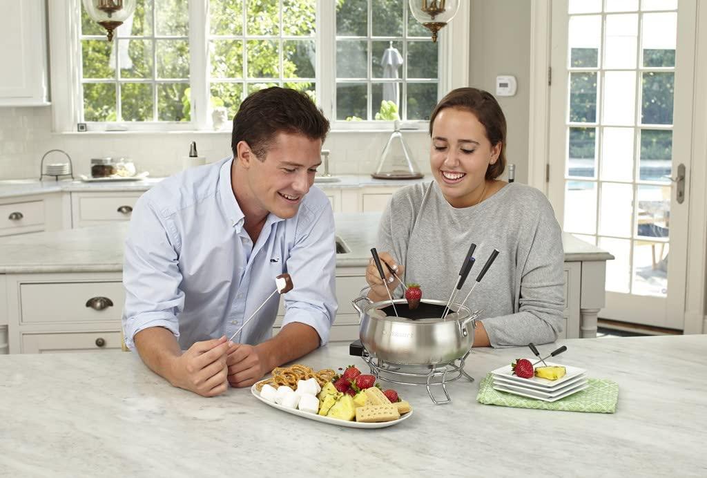Cuisinart Cuisinart Fondue Pot, 3 Quart, For Chocolate, Cheese, Broth, Oil, Stainless Steel, CFO-3SSP1