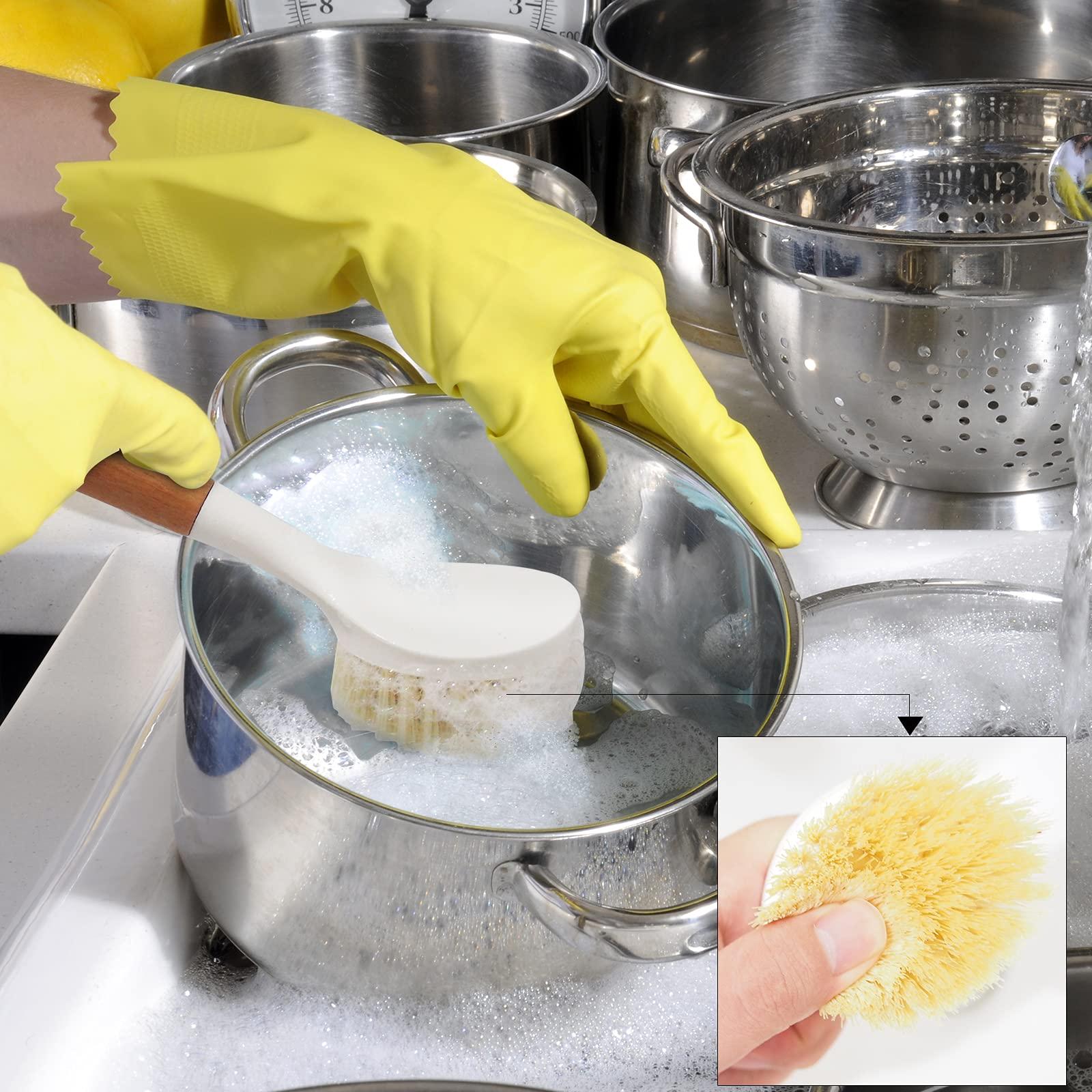 Haomaomao Bottle Brush, Bendable Long Handle Cleaner Brushes for Cleaning Neck Bottles, Baby Bottles, Water Bottles, Tumblers, Flask, Bird Feeder, Vase and Home Kitchen Sink Cleaning Brush