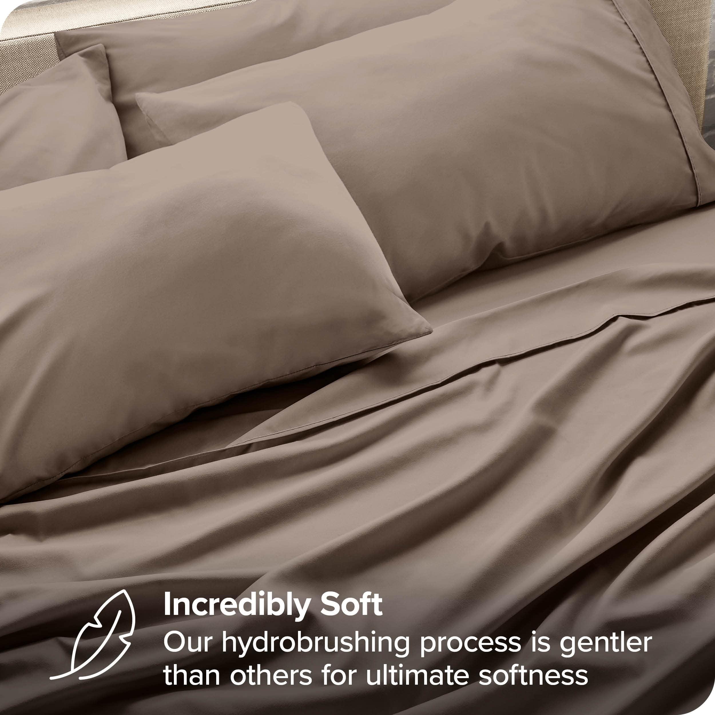 Safhome Soft 1000 Thread Count California King Taupe Sheet Set 6 Piece Bed Sheets for California King Size Bed 12 Inches Deep Pocket Breathable Hotel Quality Bedding Sheets & Pillowcases