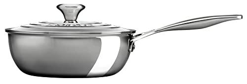 Le Creuset Le Creuset Tri-Ply Stainless Steel 2 Quart Saucier Pan