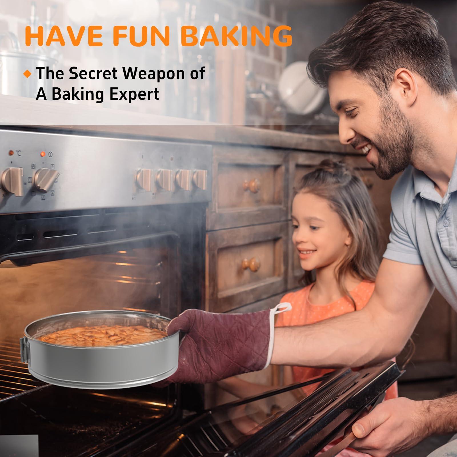 ZeroPone ZeroPone 9 Inch Springform Pan, Stainless Steel Cheesecake Pan, Nonstick Springform Cake Pan with Removable Bottom, Round Cake Pan For Baking, Spring Form Pan for Cheesecake