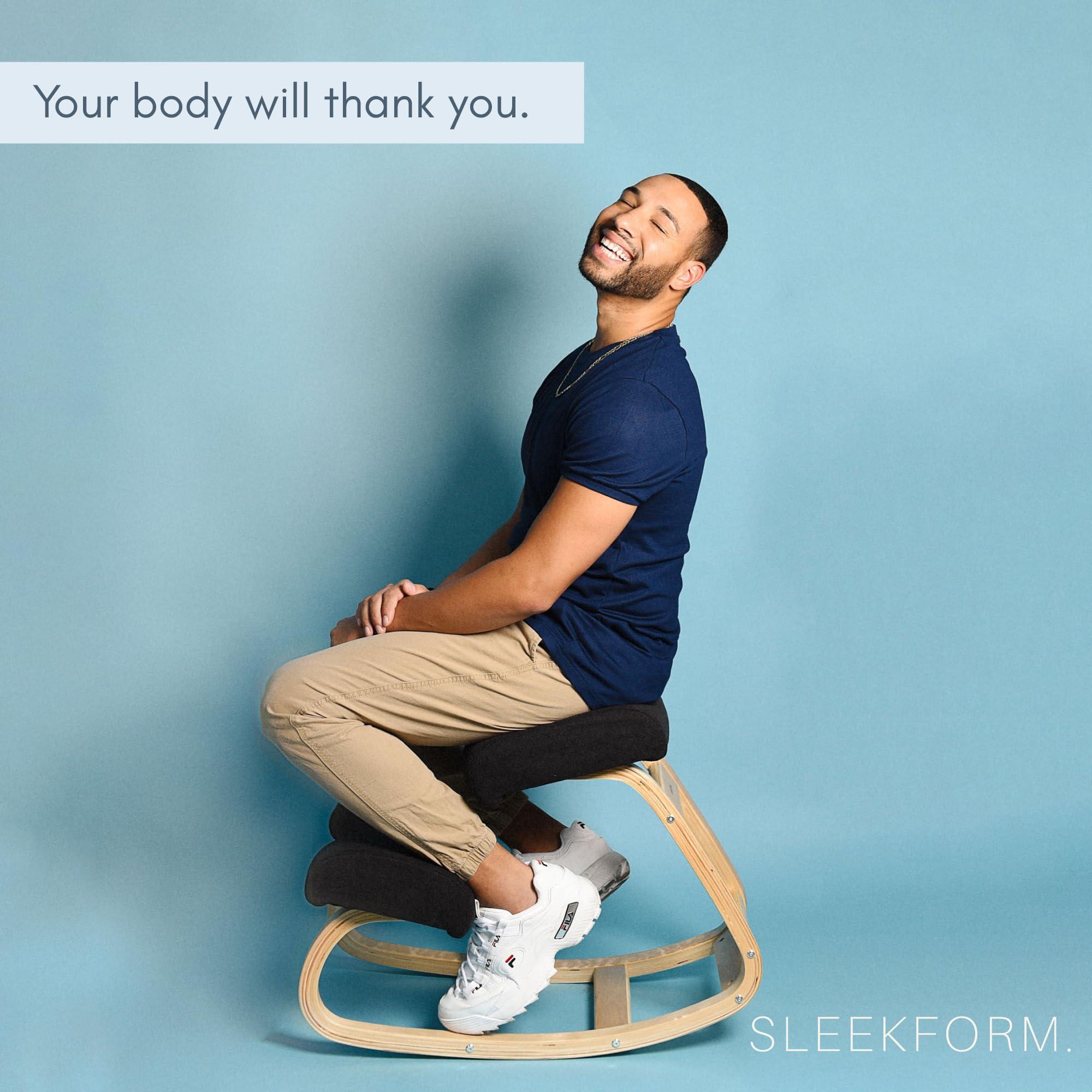 Sleekform Sleekform Austin Kneeling Chair - Home Office Ergonomic Computer Desk Stool For Active Sitting