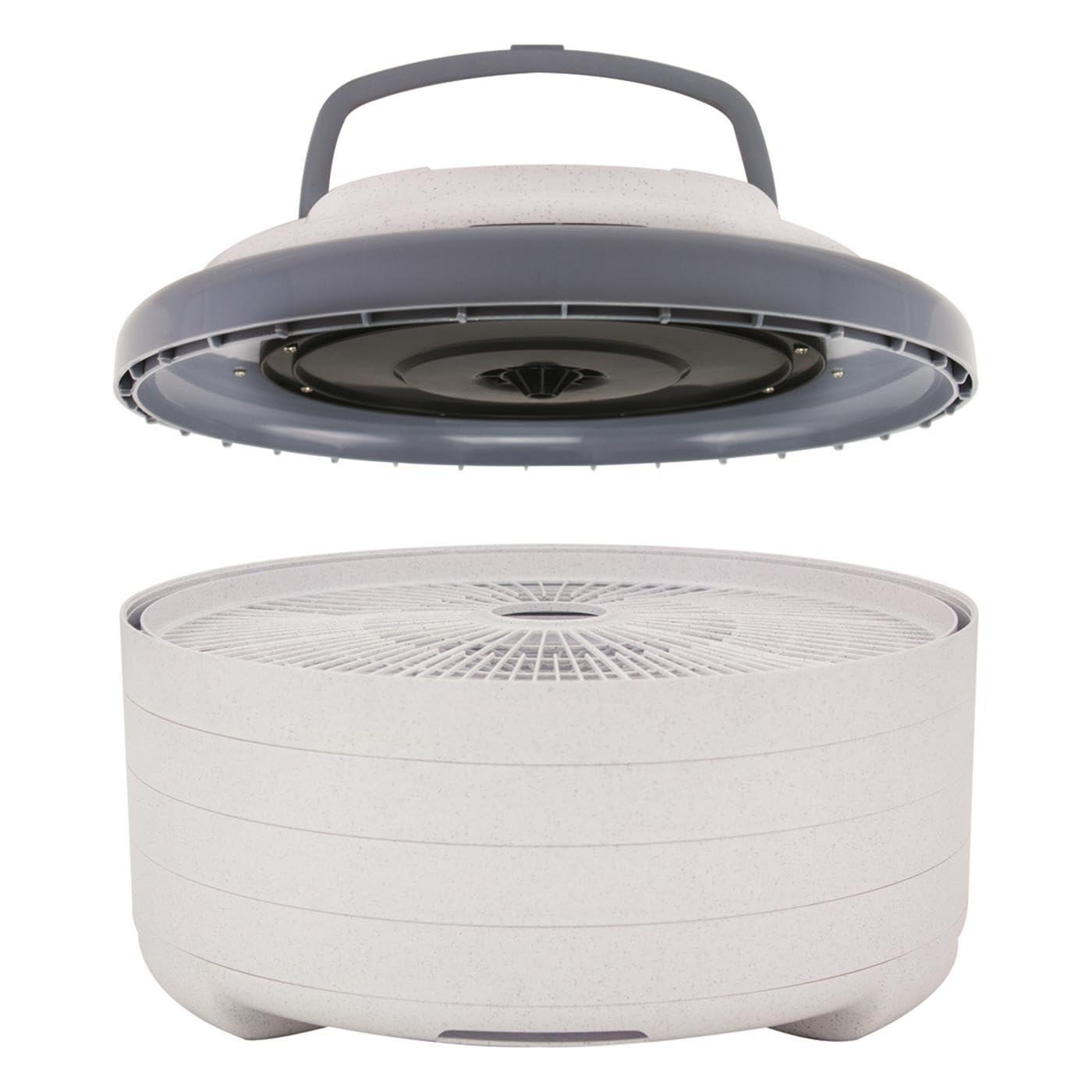 Nesco Nesco FD-79 Snackmaster Pro Digital Food Dehydrator for Snacks, Fruit, Beef Jerky, Meat, Vegetables & Herbs, Gray, 4 Trays, 1 Count (Pack of 1),Grey