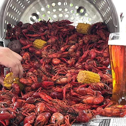 Bayou Classic Bayou Classic 1160 62-qt Stainless Stockpot w/ Stainless Perforated Basket Features Heavy Welded Loop Handles Domed Vented Lid Perfect For Steaming Boiling Canning and Preserving