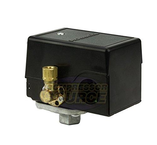 Hubbell Pressure switch for air compressor made by Furnas / Hubbell 69JF7LY 95-125 single port w/ unloader & on/off lever