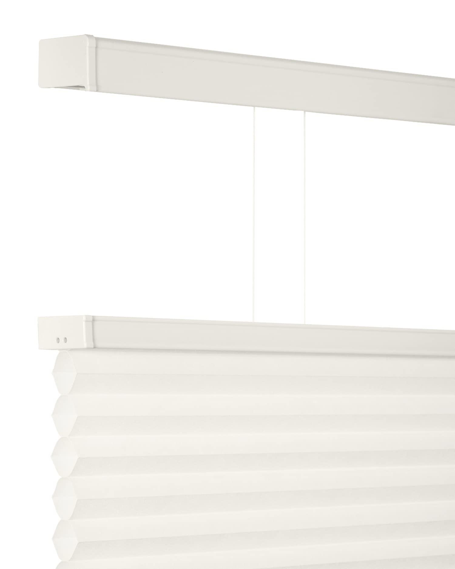 CHICOLOGY CHICOLOGY Cellular Shades, Top Down Bottom Up Shades, Blinds for Windows, Window Shades for Home, Door Blinds, Window Coverings, Cellular Blinds,Neutral White - Light Filtering, 35.75" W x 48" H