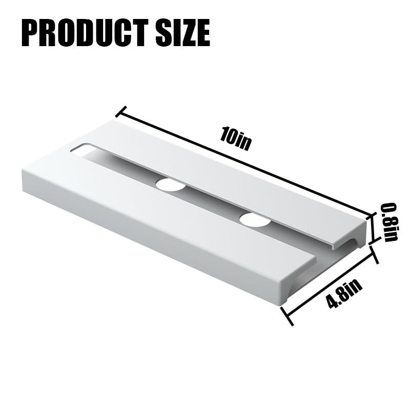 Vaisoeny Vaisoeny Wine Glass Holder Under Cabinet Wine Glass Rack - Under Cabinet Stemware Wine Glass Holder Glasses Storage Hanger plastic Organizer for Bar Punch-free Self-adhesive 2 PackWhite