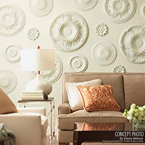 Ekena Millwork Ekena Millwork CM29DABMF Darnay Ceiling Medallion, 29 1/4\"OD x 2\"P (Fits Canopies up to 7 1/4\"), Hand-Painted Brushed Mahogany